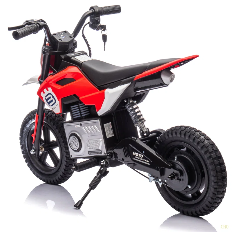 24V Kids Ride On Electric Toy Motocross Motorcycle,200W High Speed Hub Motor